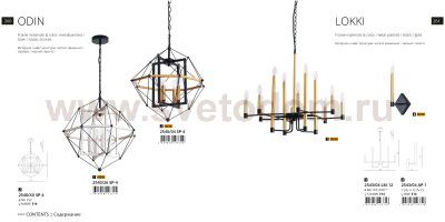 Светильник настенный Divinare 2543/04 AP-1 LOKKI