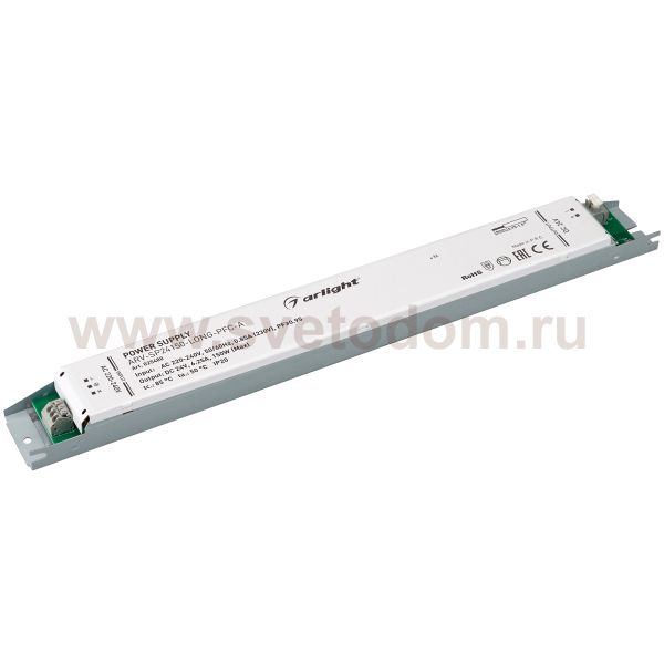 Блок питания ARV-SP24150-LONG-PFC-A (24V, 6.25A, 150W) (Arlight, IP20 Металл, 5 лет) Arlight 25480