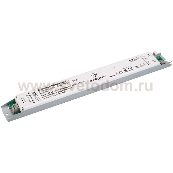Блок питания ARV-SP24150-LONG-PFC-1-10V-A (24V, 6.25A, 150W) (Arlight, IP20 Металл, 5 лет) Arlight 25517