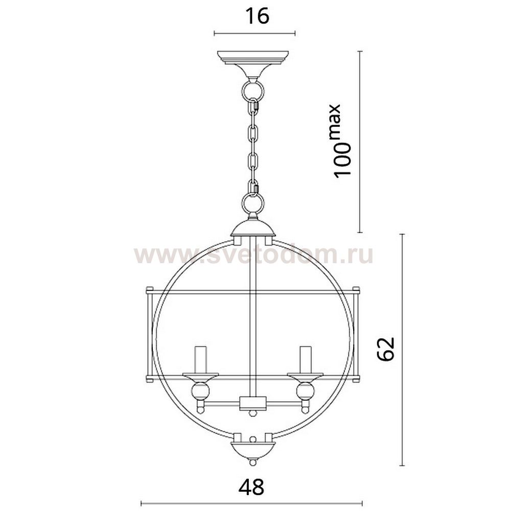 Светильник подвесной Divinare 3004/02 SP-3 CAMPO