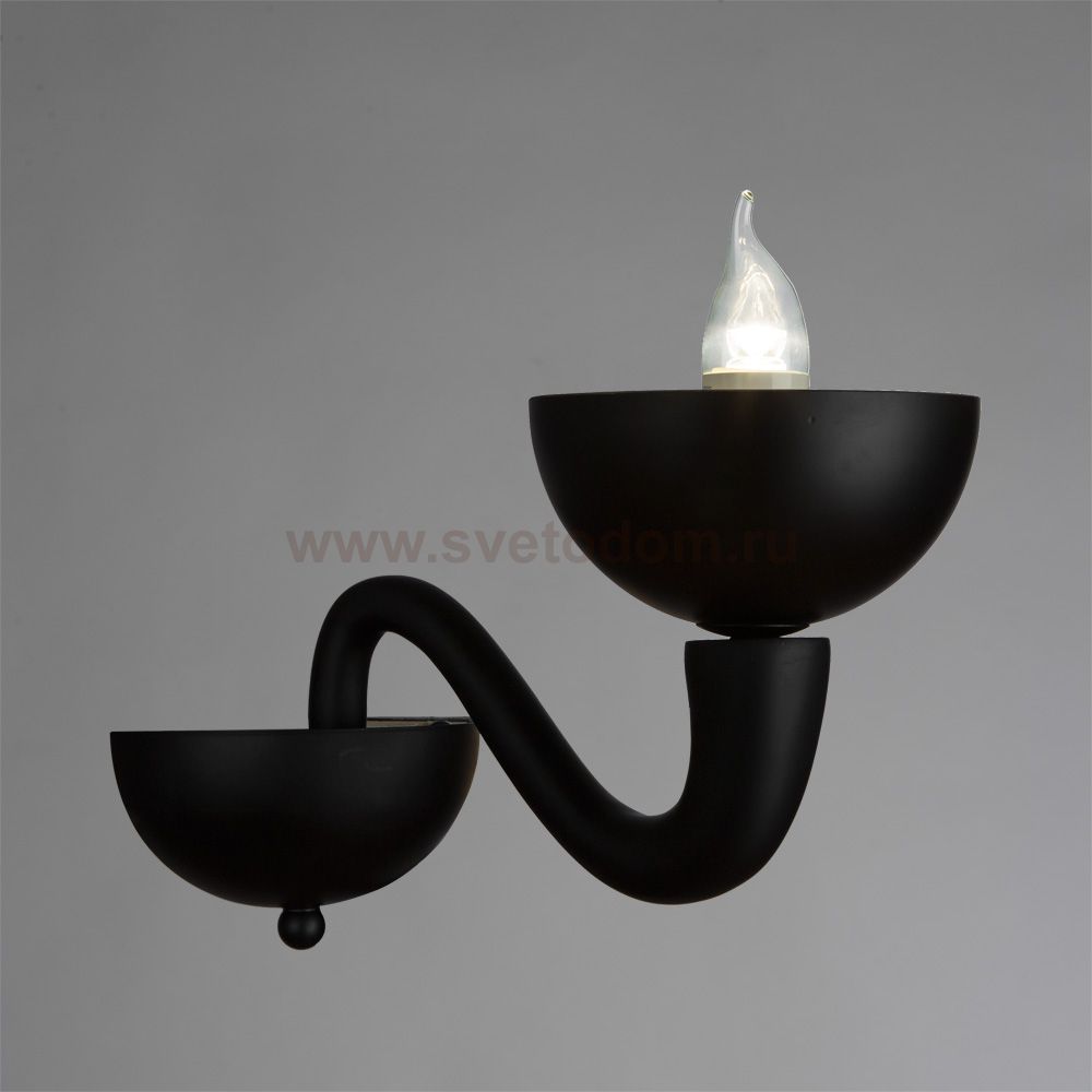 Светильник настенный Divinare 7091/04 AP-1 BIANCA-NERO