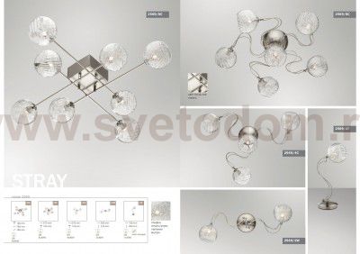 Светильник настенный бра Odeon light 2569/2W STRAY