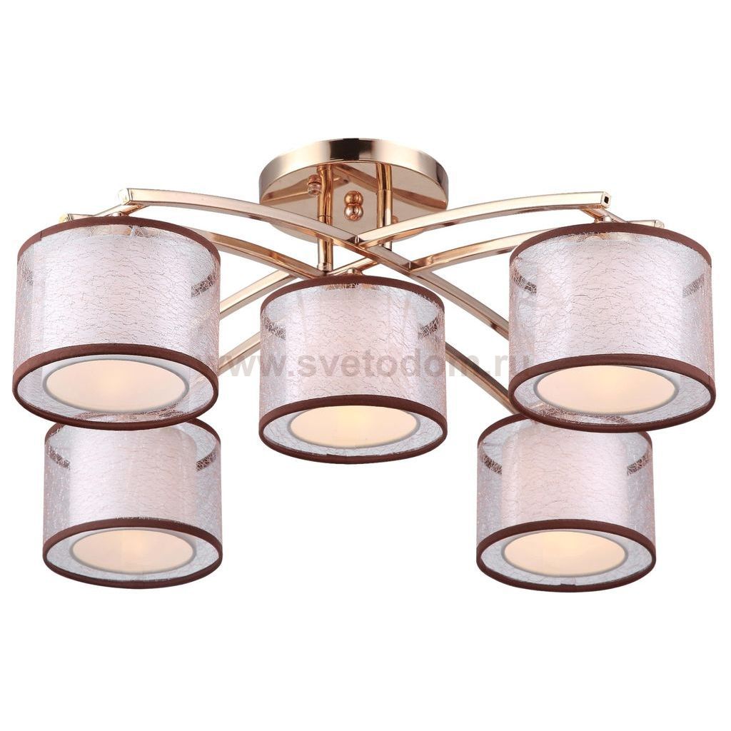 Потолочный светильник Escada 257/5PL E27*60W Gold