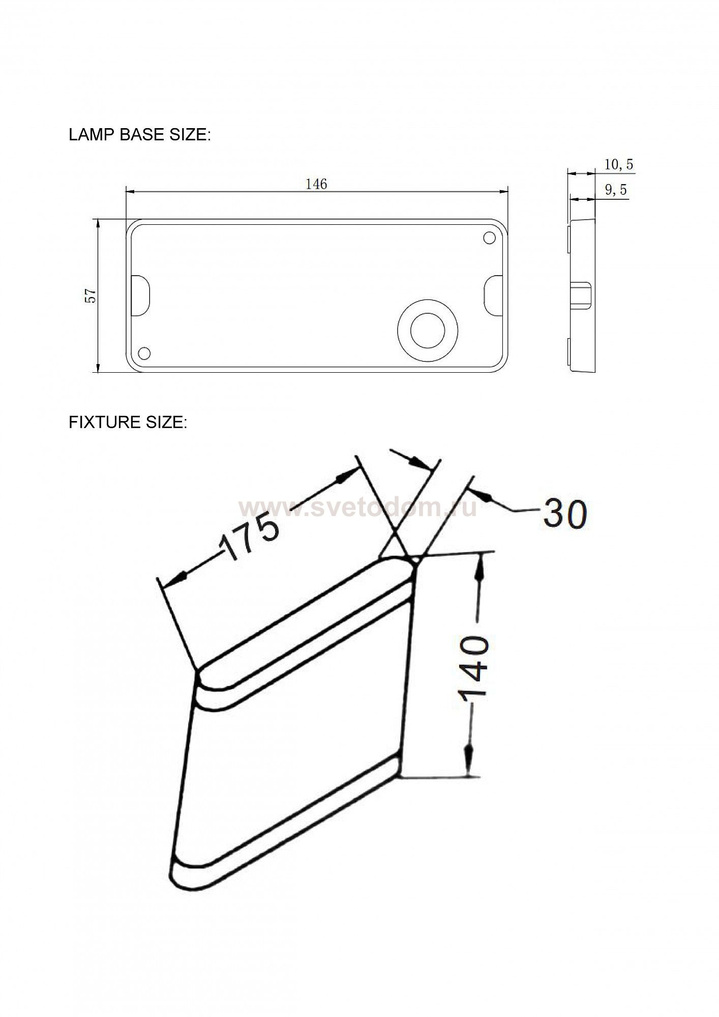 Светильник бра Crystal Lux CLT 024W175 WH (1400/436)