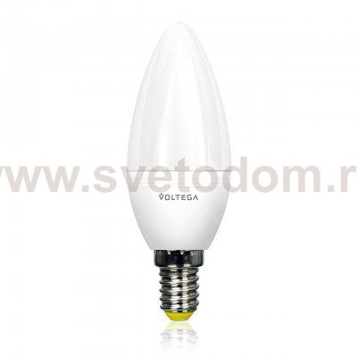 Лампочка светодиодная VG2-C2E14warm6W-D Voltega