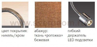 Светильник бра с подсветкой Odeon light 2589/2W BOSTRI