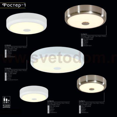 Светильник диодный 30Вт Citilux CL706132 Фостер-1