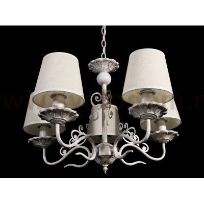 Люстра с белыми абажурами Colosseo 82177/5