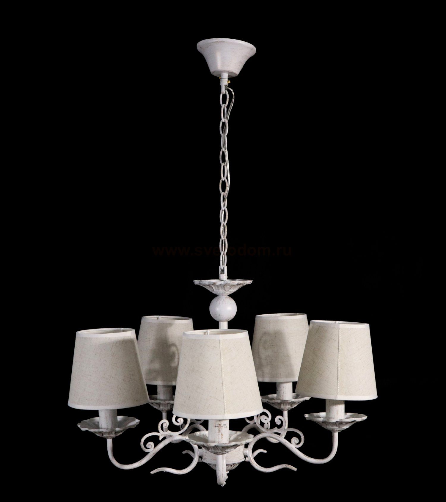 Люстра с белыми абажурами Colosseo 82177/5