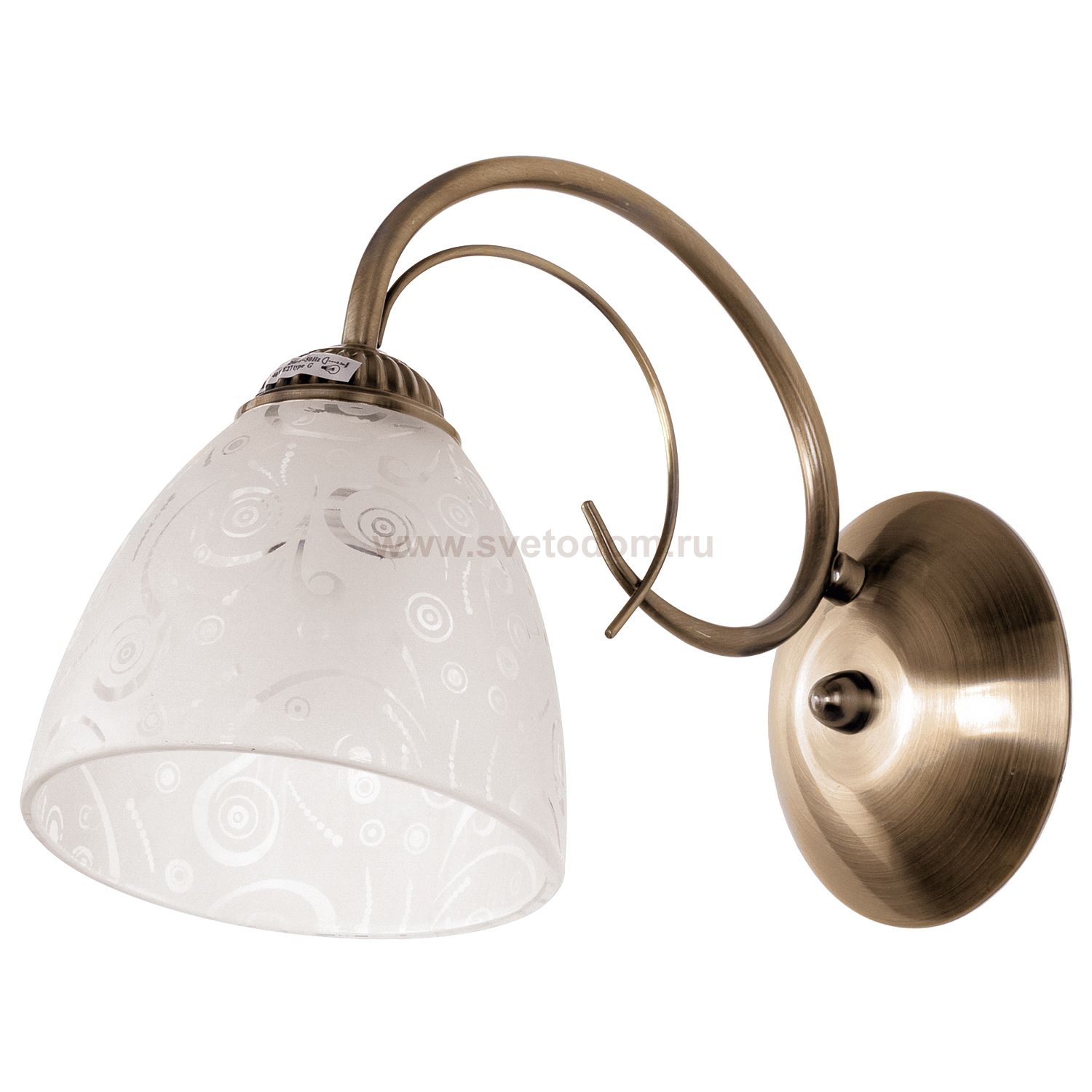 Светильник бра классическое 2618/1wAB WT Экономсвет