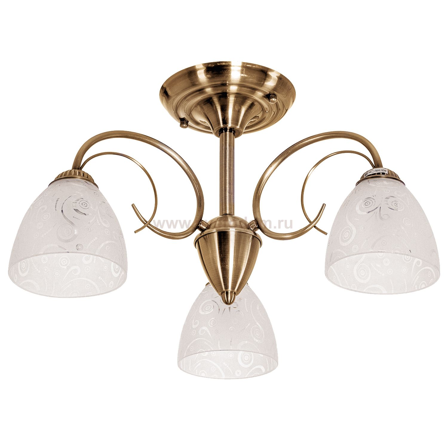 Люстра классическая Экономсвет 2618/3AB WT
