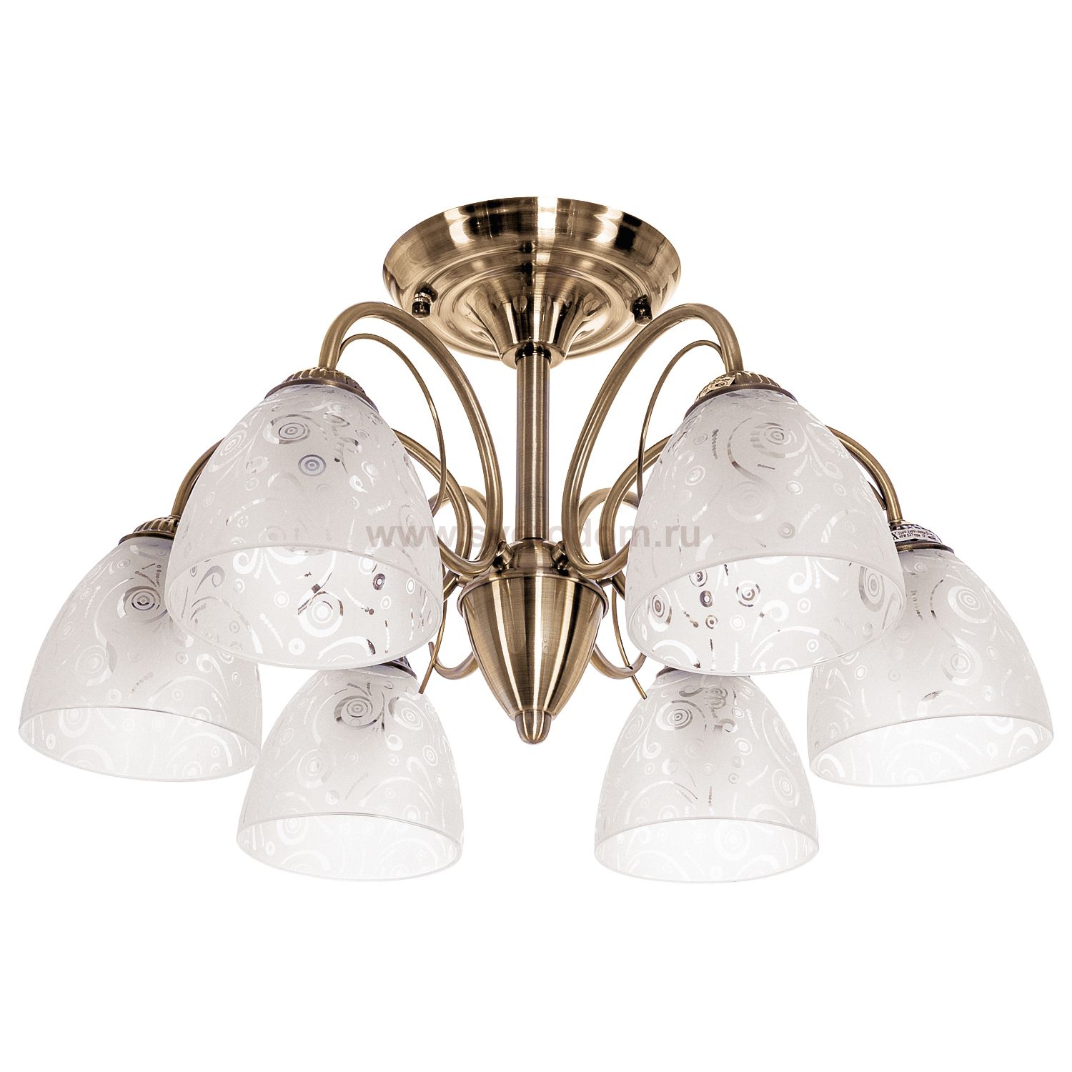 Люстра классическая Экономсвет 2618/6AB WT