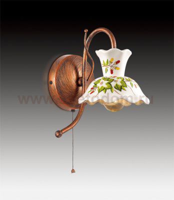 Светильник настенный бра Odeon light 2621/1w Amanda