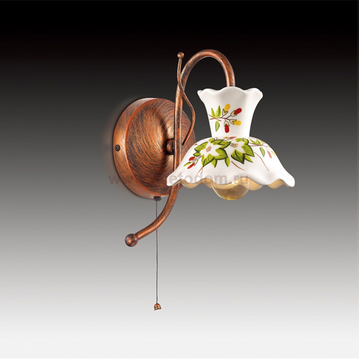 Светильник настенный бра Odeon light 2621/1w Amanda