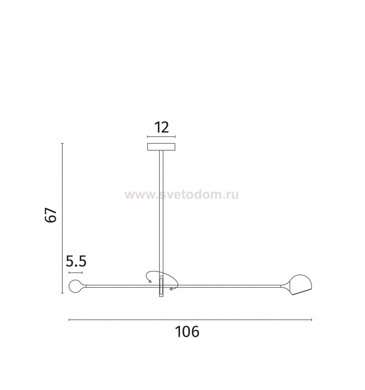 Потолочный светильник Divinare ULL 2622/06 PL-8