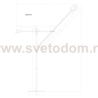 Торшер Divinare ULL 2622/06 PN-8