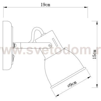 Светильник настенный Arte lamp A1677AP-1WH JOVI