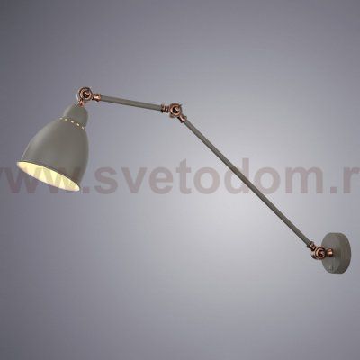 Светильник настенный на штанге Arte lamp A2055AP-1GY BRACCIO