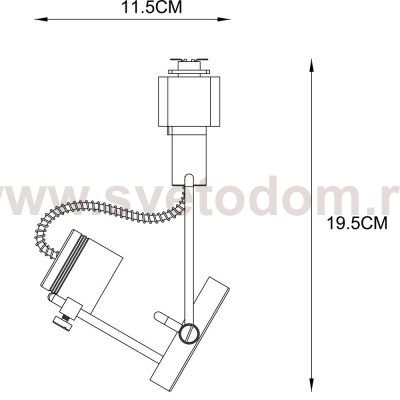 Светильник потолочный Arte lamp A4300PL-1BK COSTRUTTORE