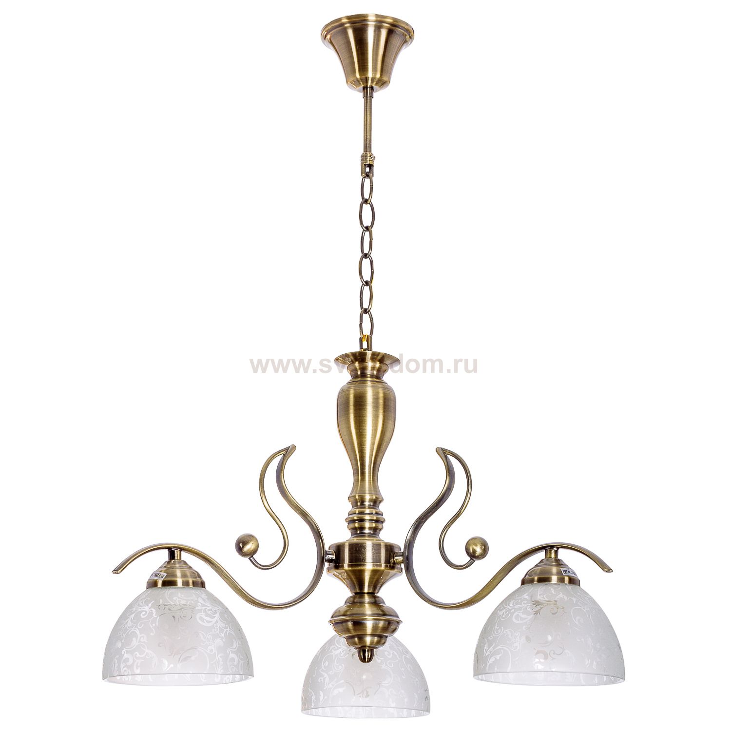 Люстра классическая Экономсвет 2634/3AB WT