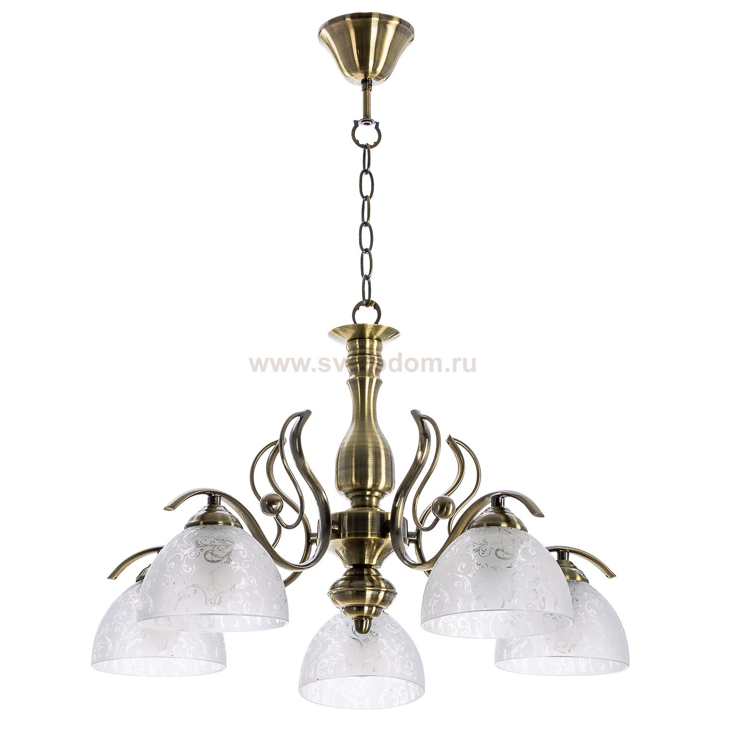 Люстра классическая Экономсвет 2634/5AB WT