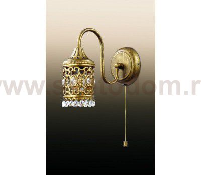 Светильник бра с выключателем Odeon light 2641/1W SALONA