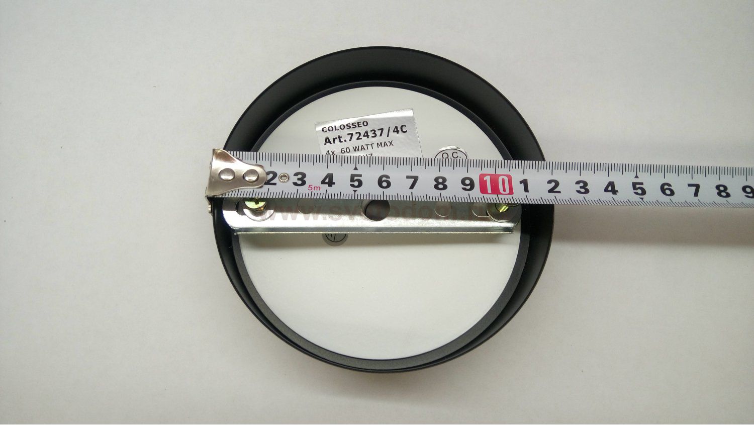 Люстра черная Colosseo 72437/6C Optiblack