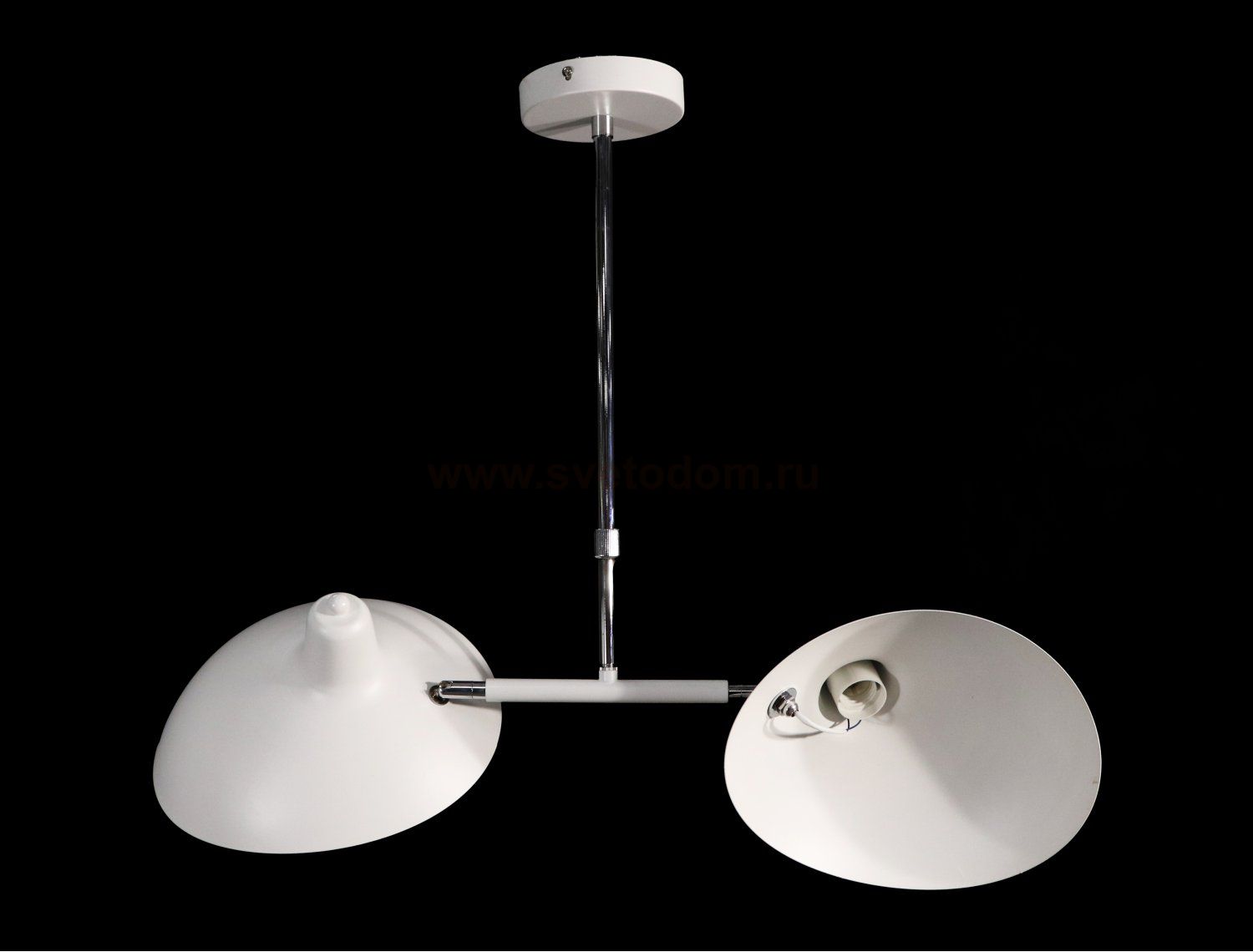 Светильник Colosseo optima 72427/2C белый/хром E27 2*60W