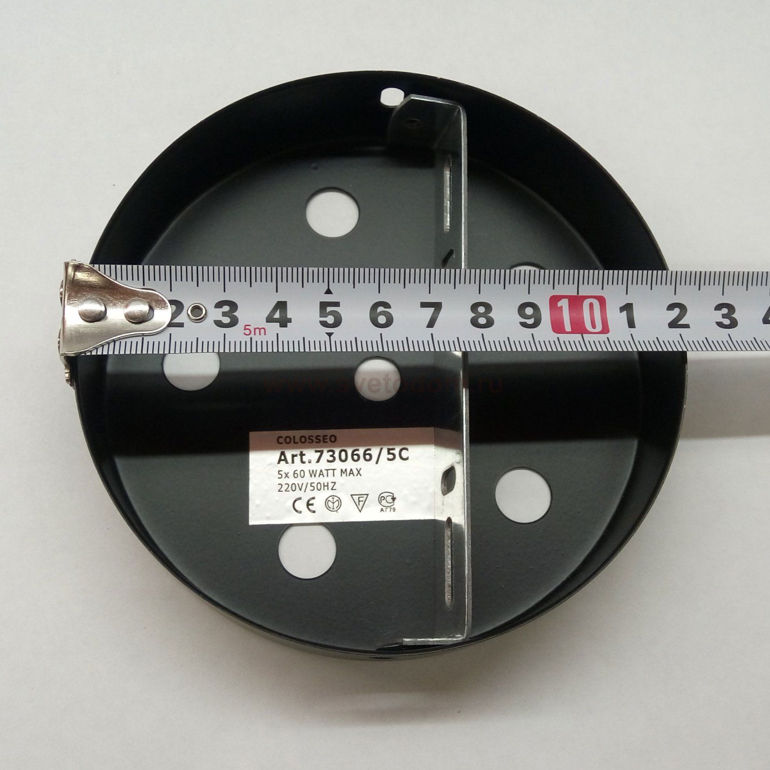 Люстра потолочная Colosseo 73066/5C венге/хром