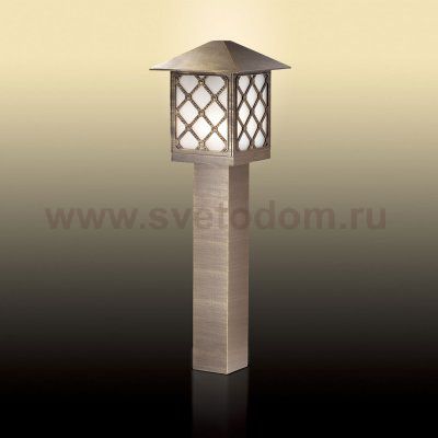 Уличный светильник на столбе 80 см Odeon light 2649/1A ANGER