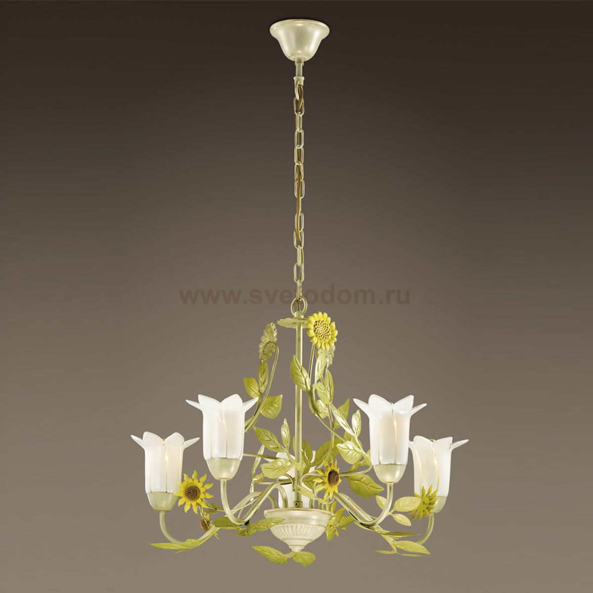 Люстра подвесная Odeon light 2651/5 Sunflower