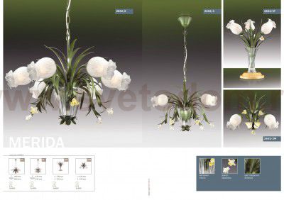 Настольная лампа Odeon light 2652/3T MERIDA