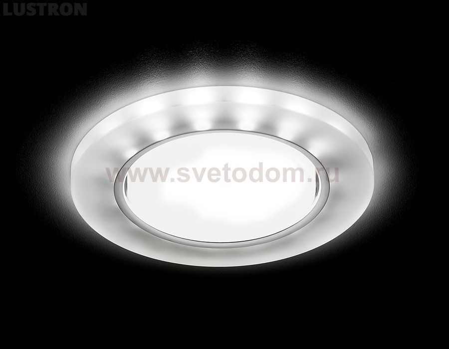 Светильник точечный Ambrella G214 CL/CH/CLD хром/прозрачный GX53+3W(LED COLD) GX53 SPOT