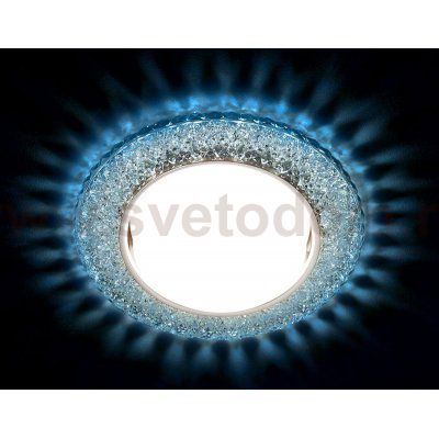 Светильник точечный Ambrella G298 CL/CLD хром/прозрачный GX53+3W(LED COLD) GX53 SPOT