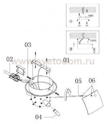 Люстра потолочная Odeon light 2655/4C VORM