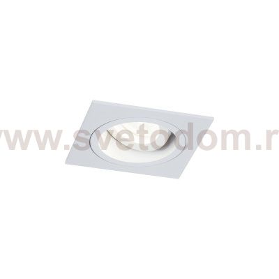Светильник встраиваемый белый Maytoni DL026-2-01W