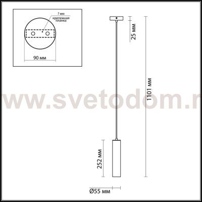 Подвесной светильник Odeon light 3873/1L KIKO