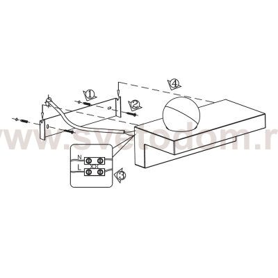 Накладной светодиодный светильник Novotech 357932 BALL