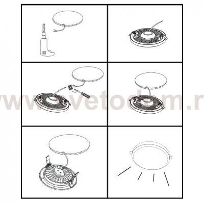 Встраиваемый светодиодный светильник Novotech 357964 KLAR