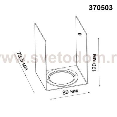 Декоративная рамка к артикулам 370499 - 370502 Novotech 370503 LEGIO