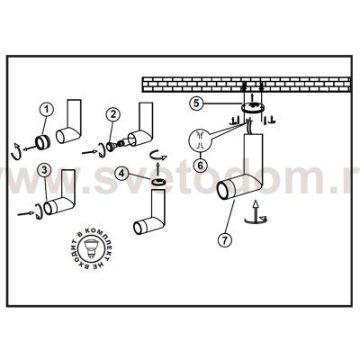 Светильник накладной Novotech 370592 ELITE