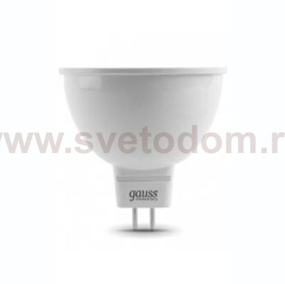 Лампа Gauss LED Elementary MR16 GU5.3 5.5W 470lm 6500К (13536)