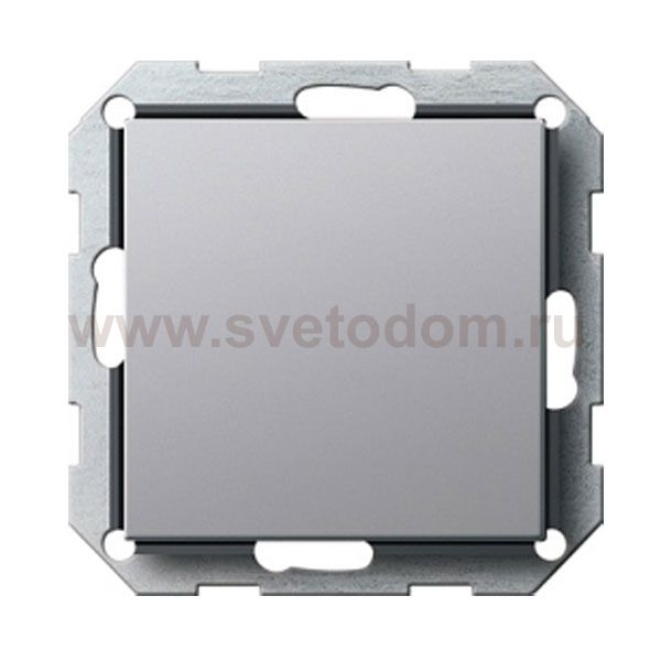 Gira E22 Алюминий Заглушка с опорной платой (G268203)