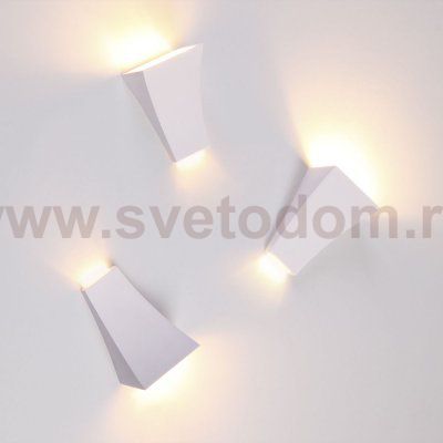 Настенный гипсовый светильник Odeon light 3882/1W GIPS