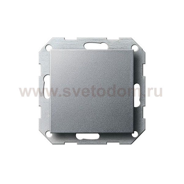 Gira S-55 Алюминий Заглушка с опорной платой (G26826)