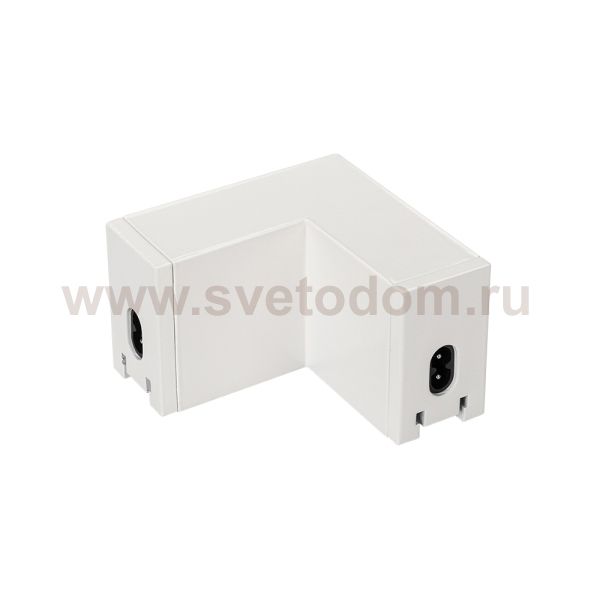 Коннектор угловой NEO-CLIP-38-CON-L-WH (Arlight, IP40 Металл, 3 года) Arlight 26845