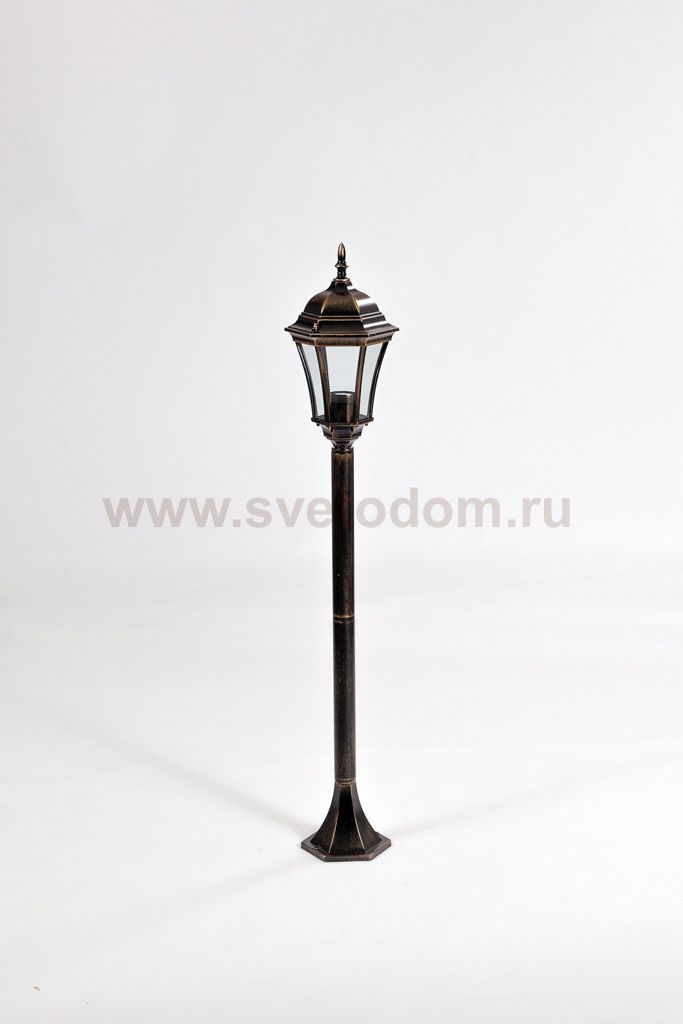 Светильник столб уличный 1 фонарь Oasis Light 91306S Gb