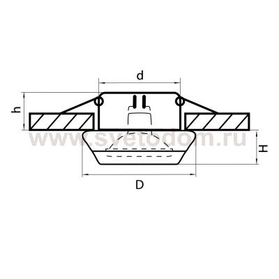 Светильник встраиваемый Lightstar 2706 Fritella