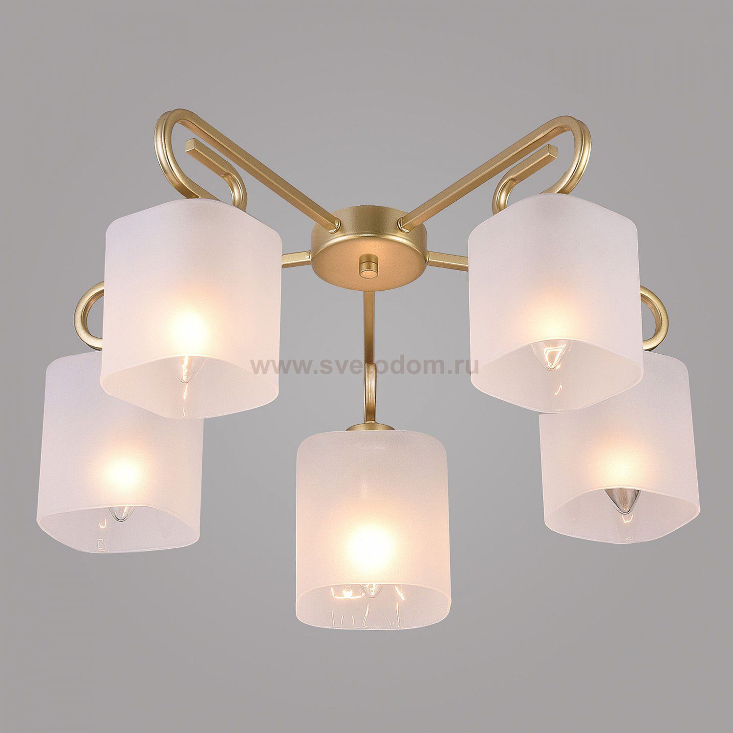 Люстра потолочная Eurosvet 30143/5 латунь