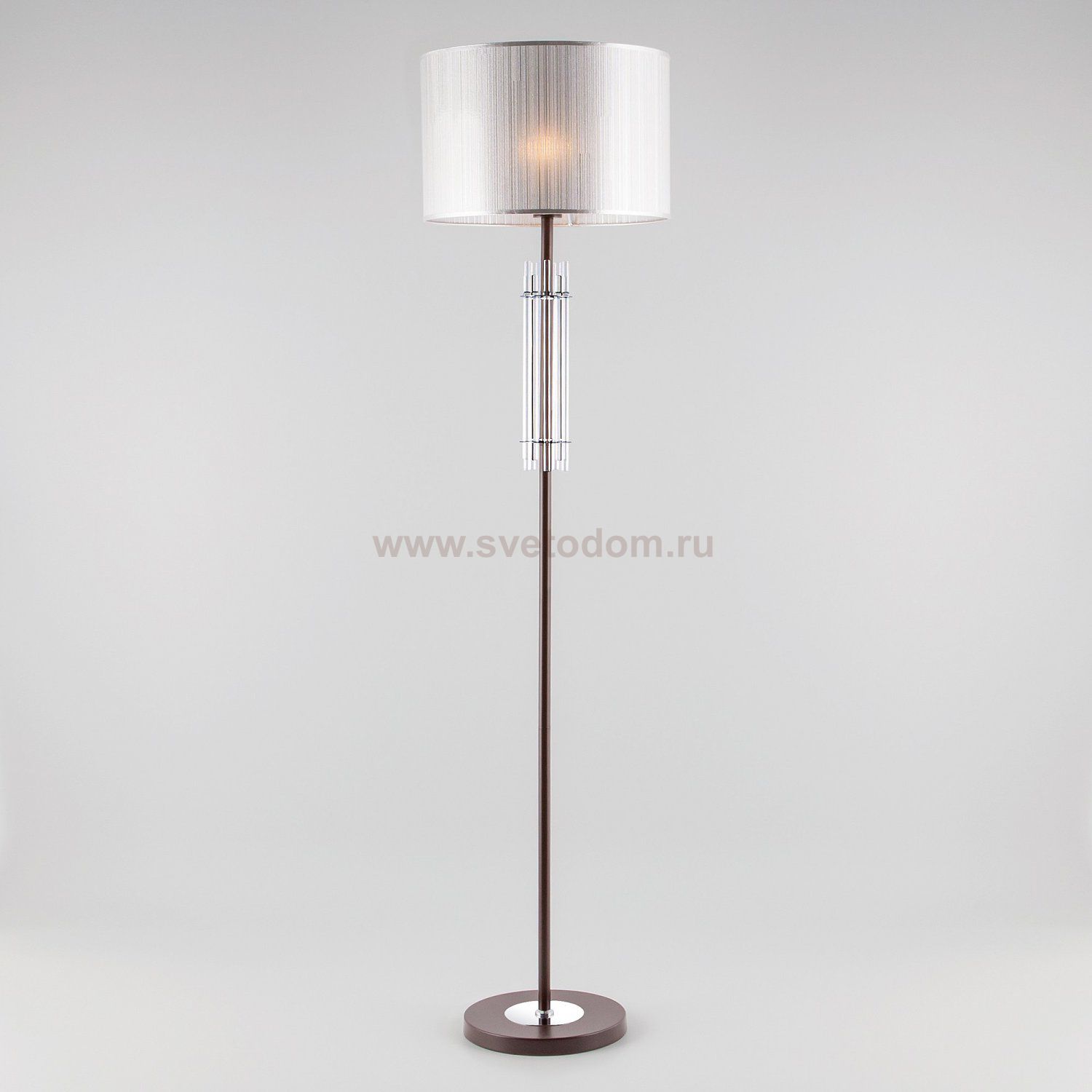 Торшер с абажуром Eurosvet 01062/1 хром